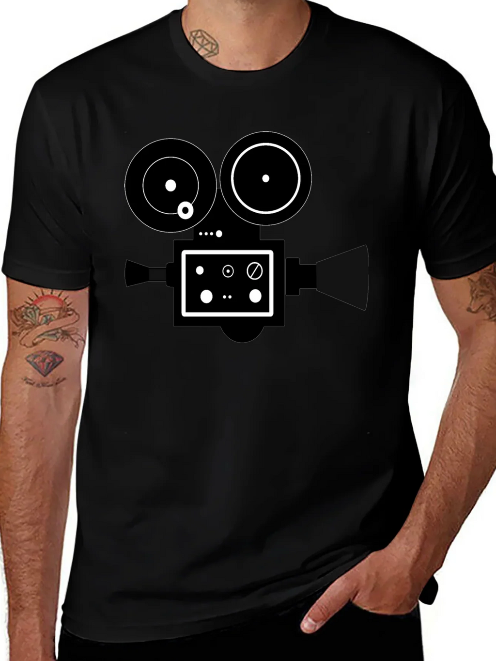 Retro Camera Graphic T-Shirt