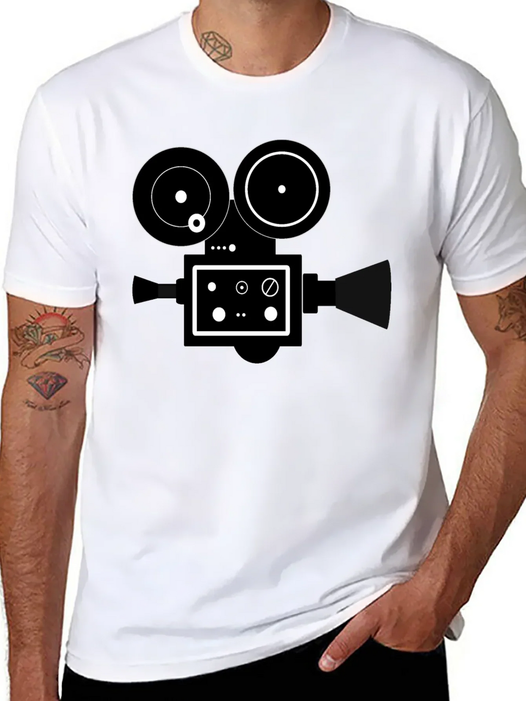 Retro Camera Graphic T-Shirt