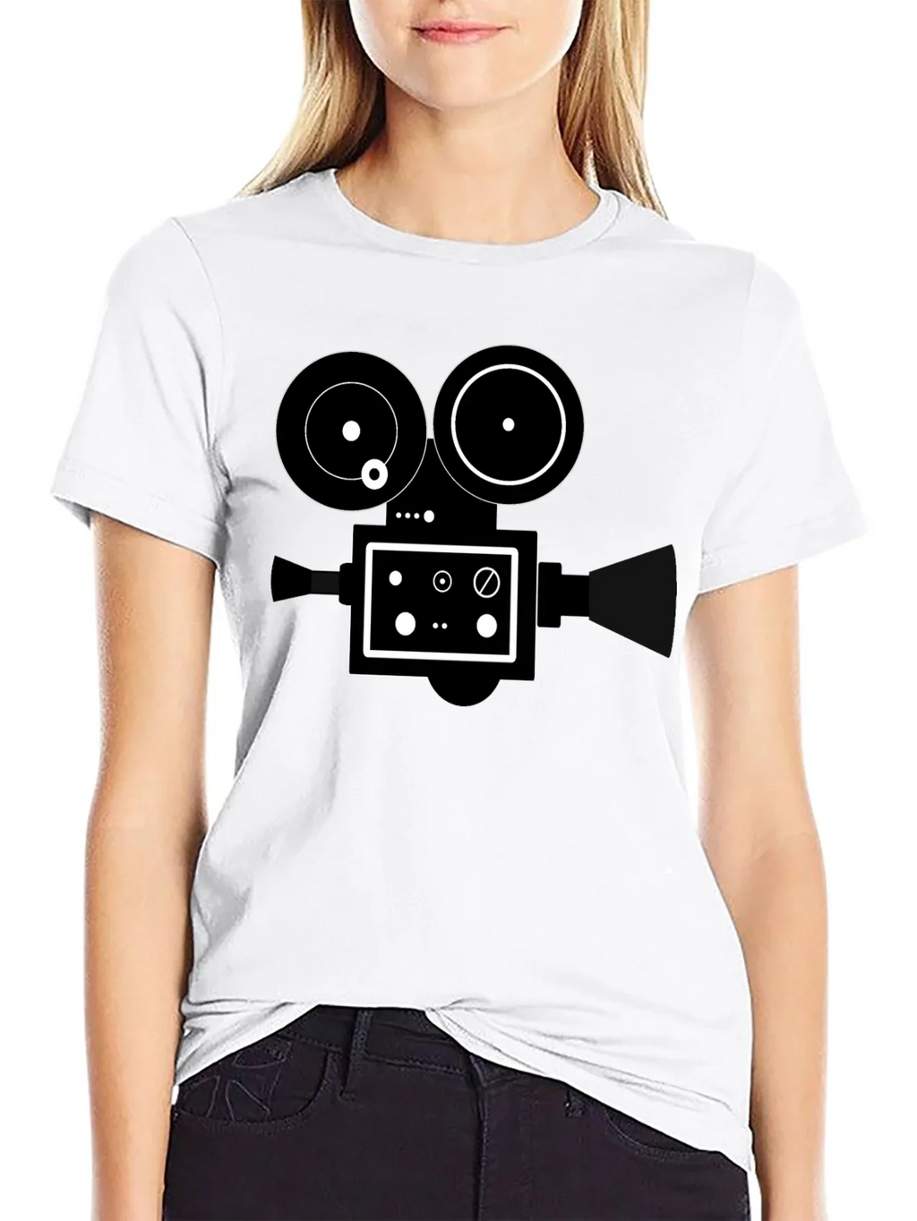 Retro Camera Graphic T-Shirt