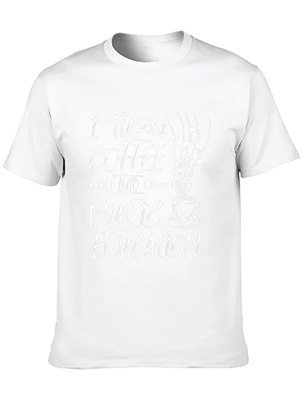 Coffee to Music Education Graphic T-Shirt