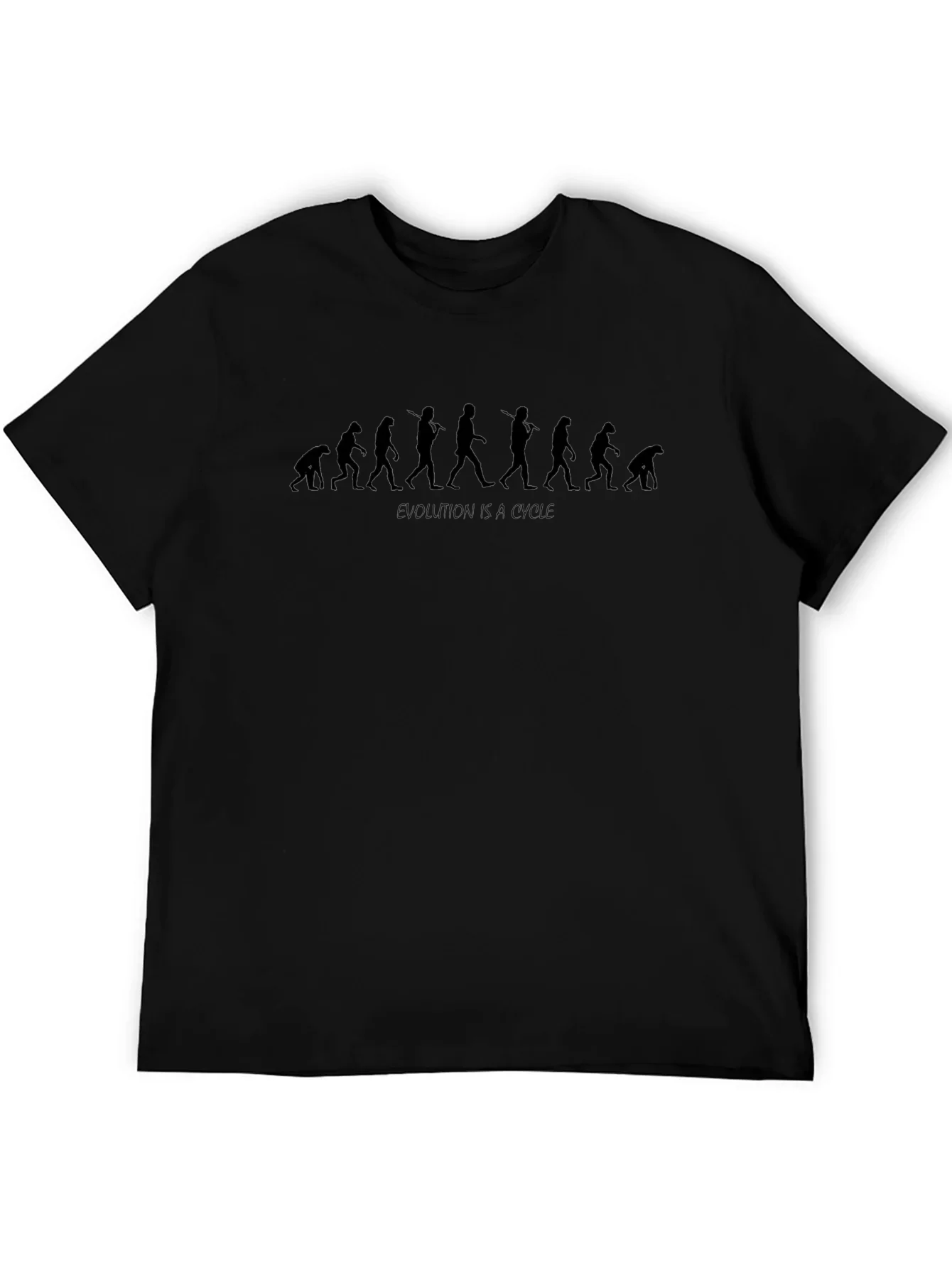 Evolution Cycle T-Shirt - Black
