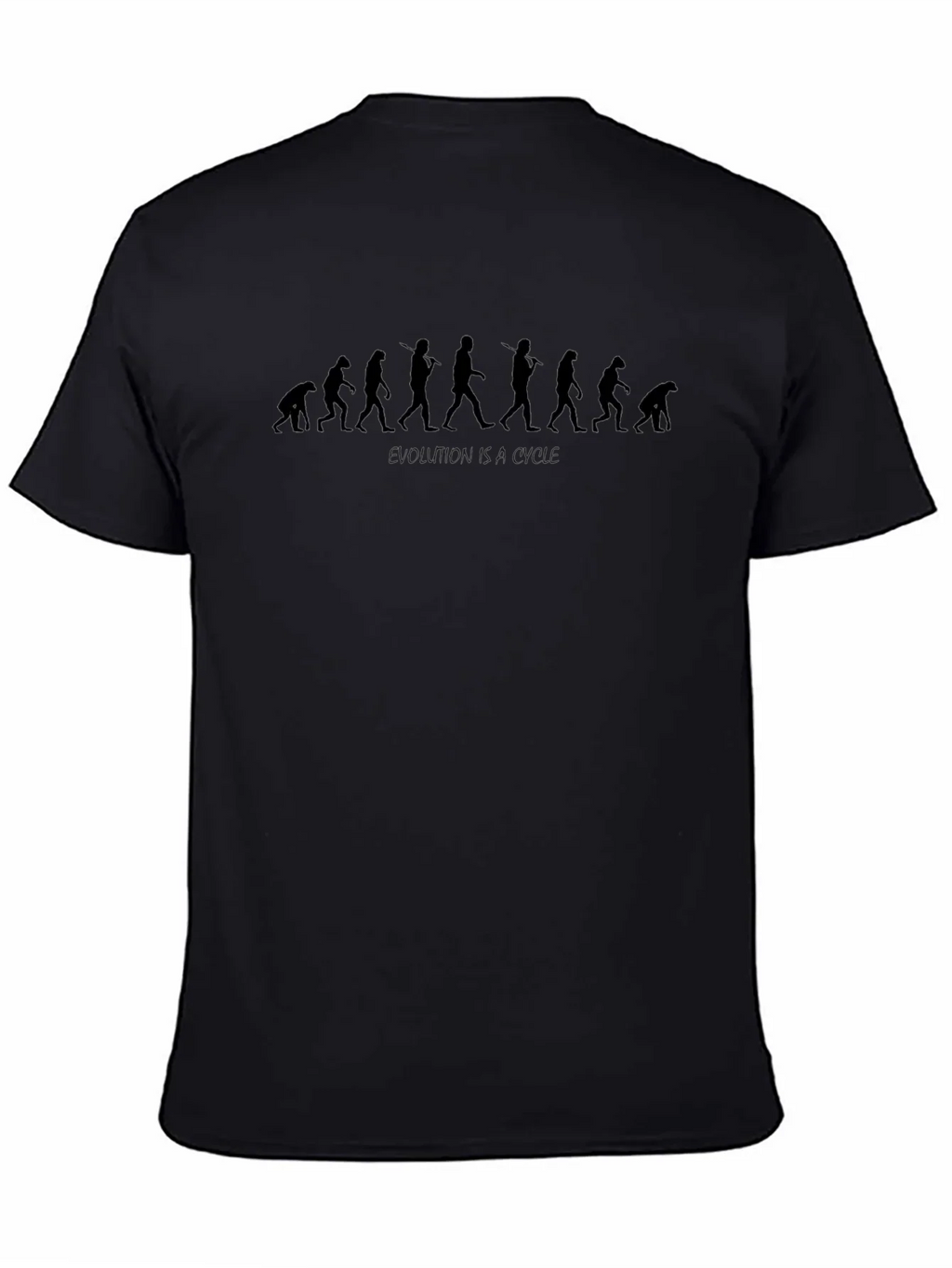 Evolution Cycle T-Shirt - Black