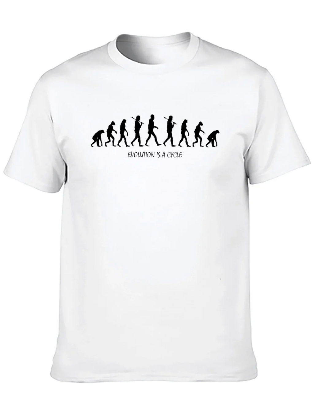 Evolution Cycle T-Shirt - Black