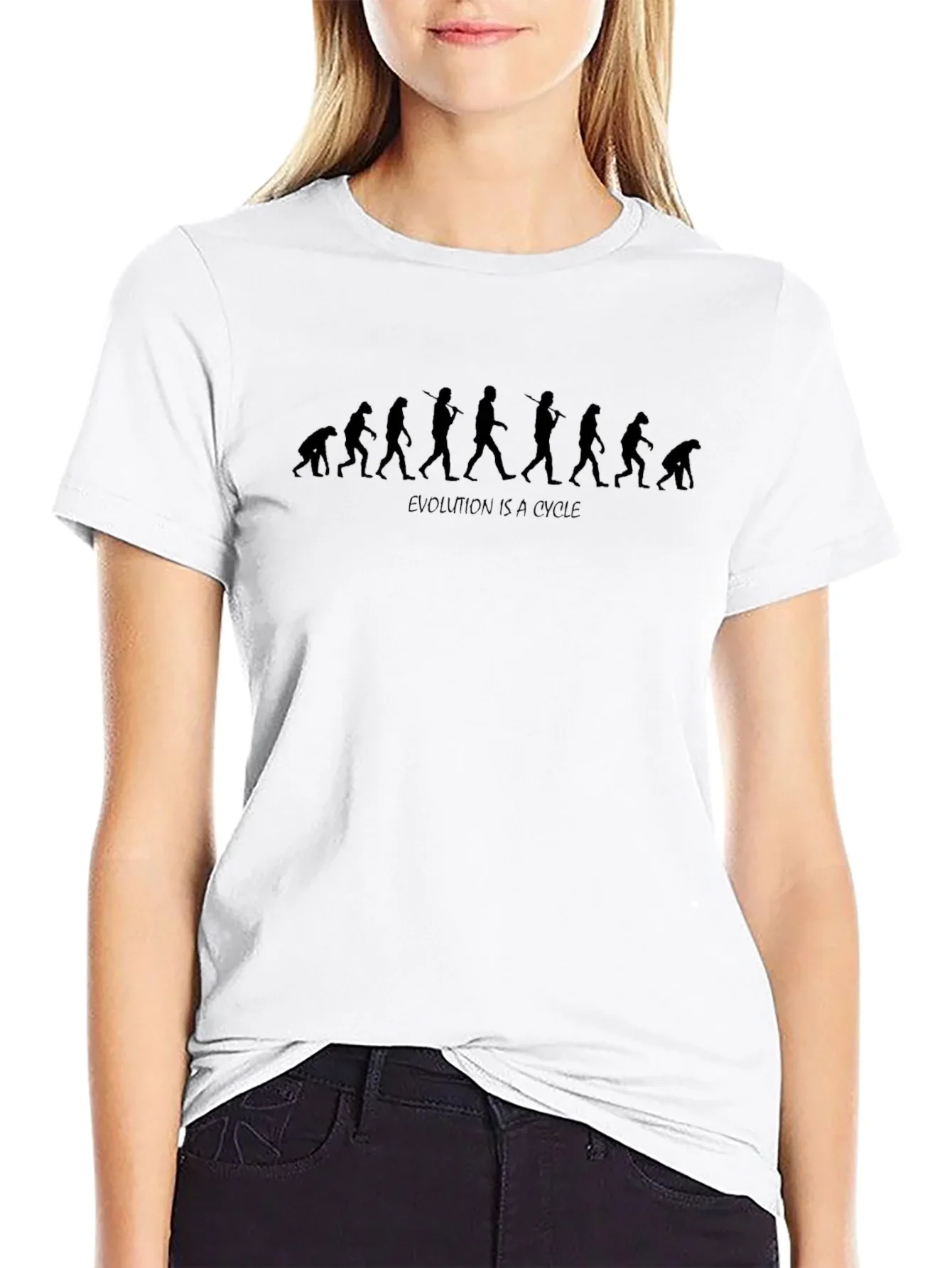 Evolution Cycle T-Shirt - Black