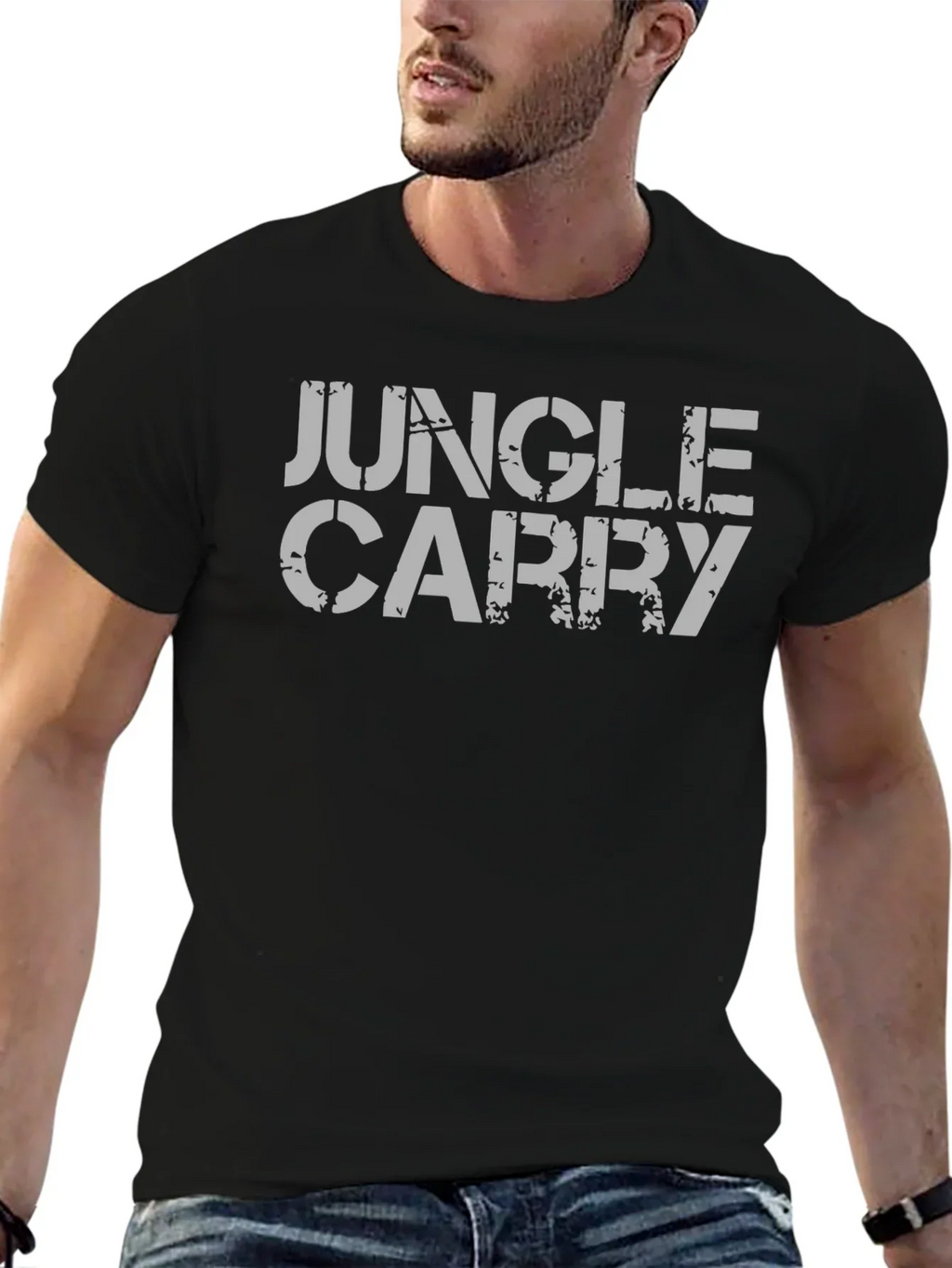 Jungle Carry Graphic Tee - Black