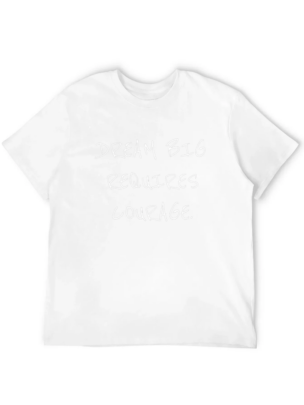 Dream Big Graphic Tee - Black Cotton T-Shirt