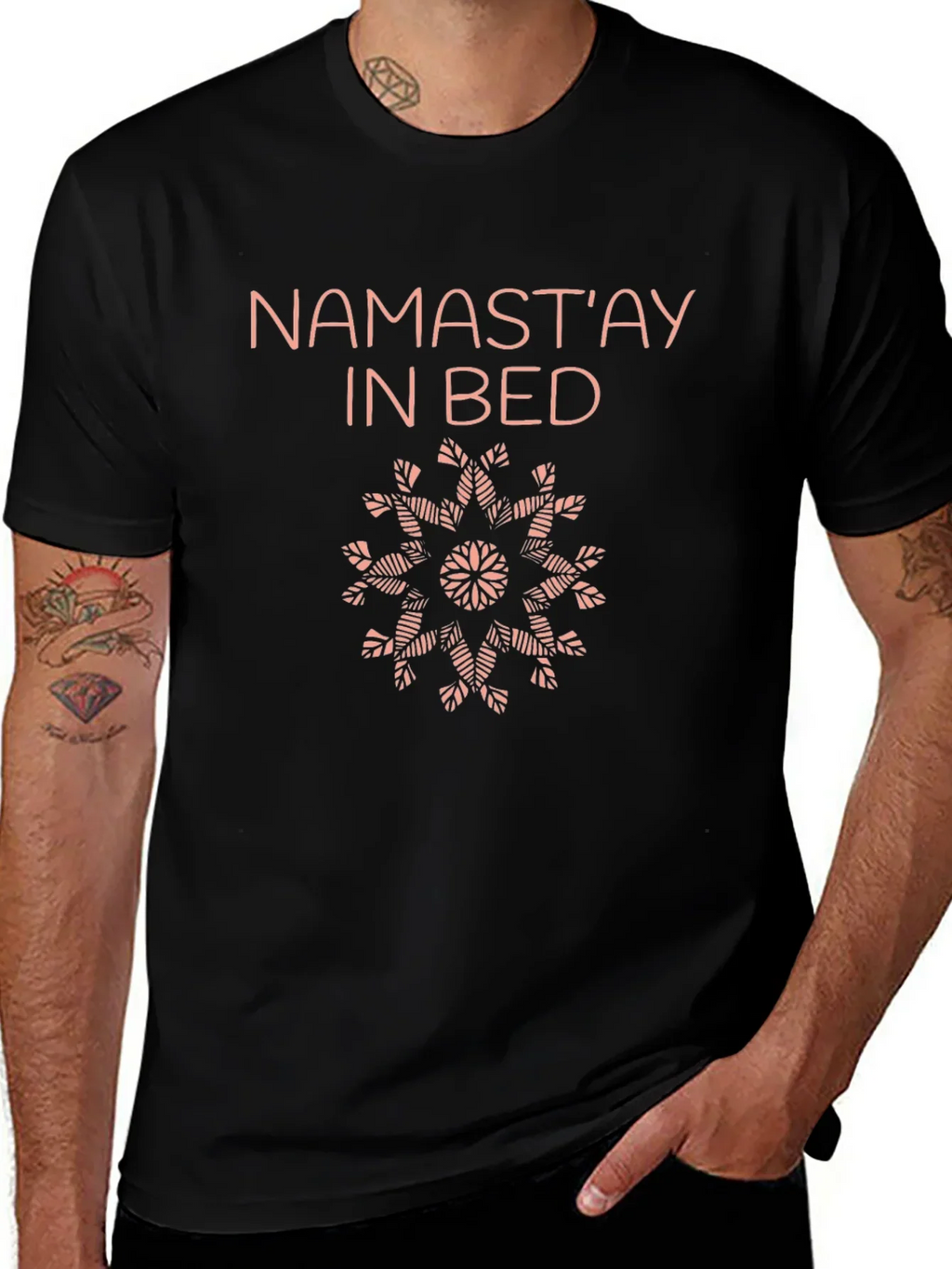 Namastay in Bed Graphic Tee