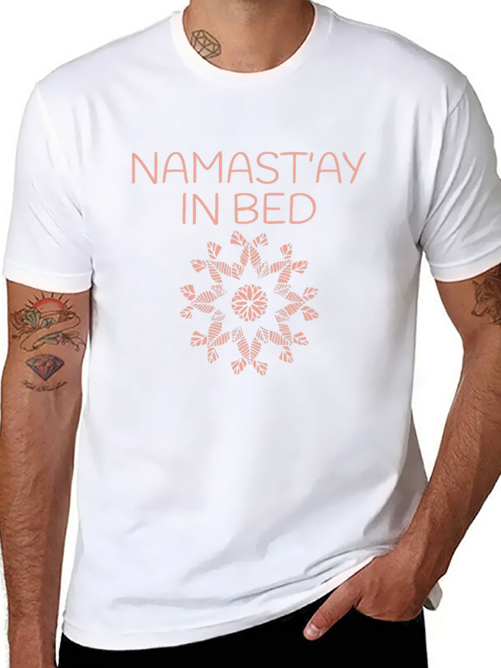 Namastay in Bed Graphic Tee