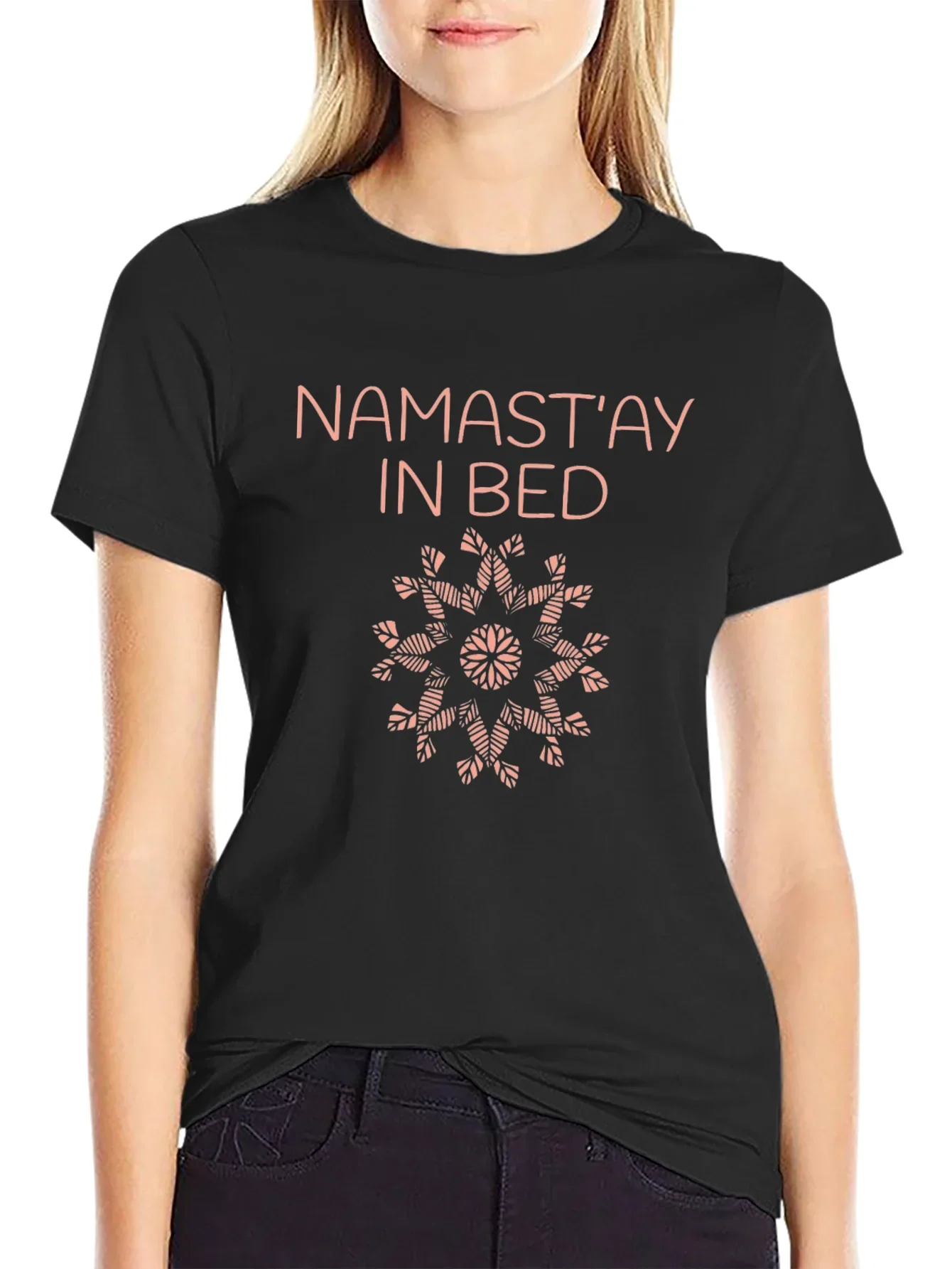 Namastay in Bed Graphic Tee