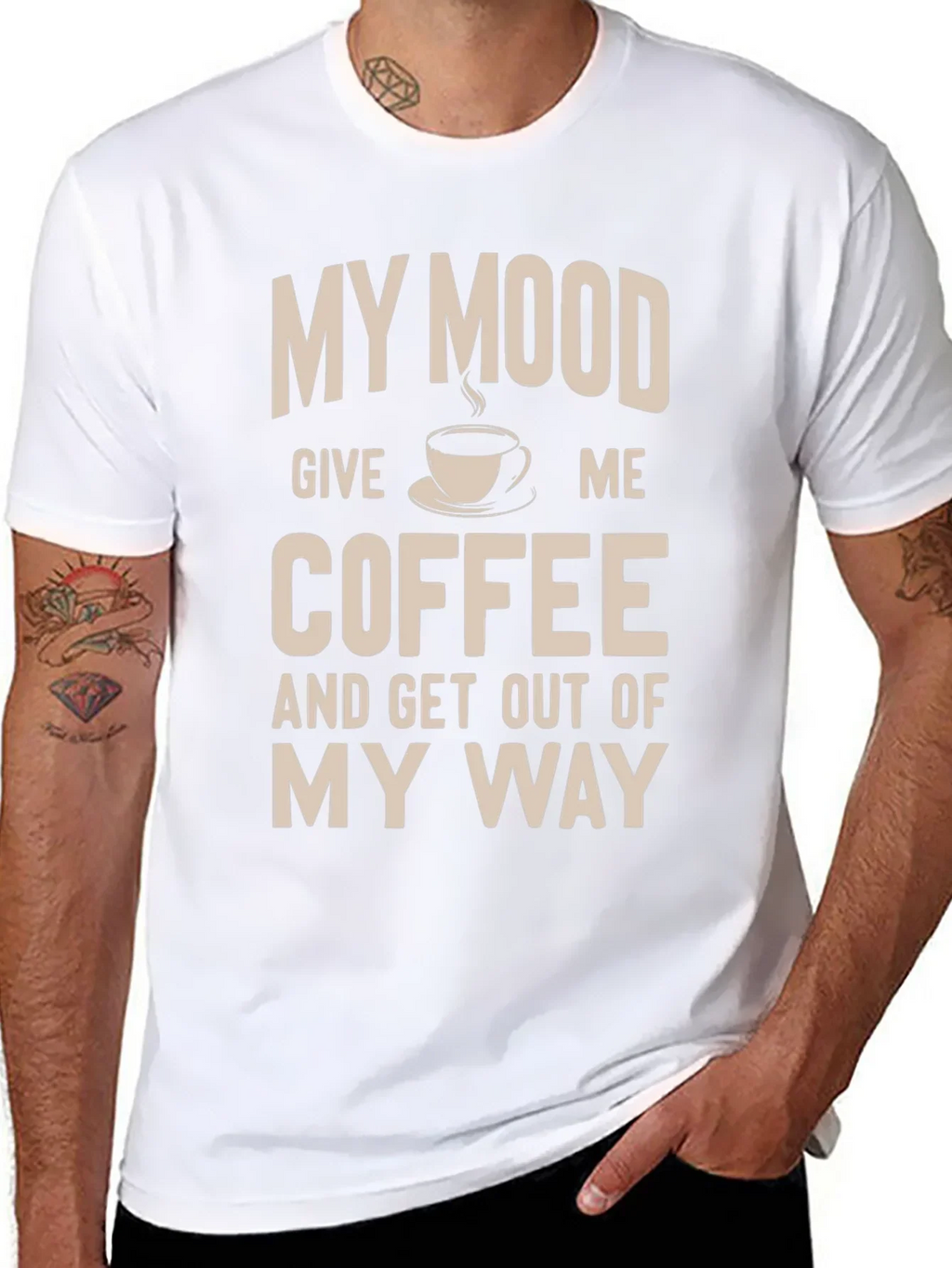 My Mood Coffee Graphic Tee