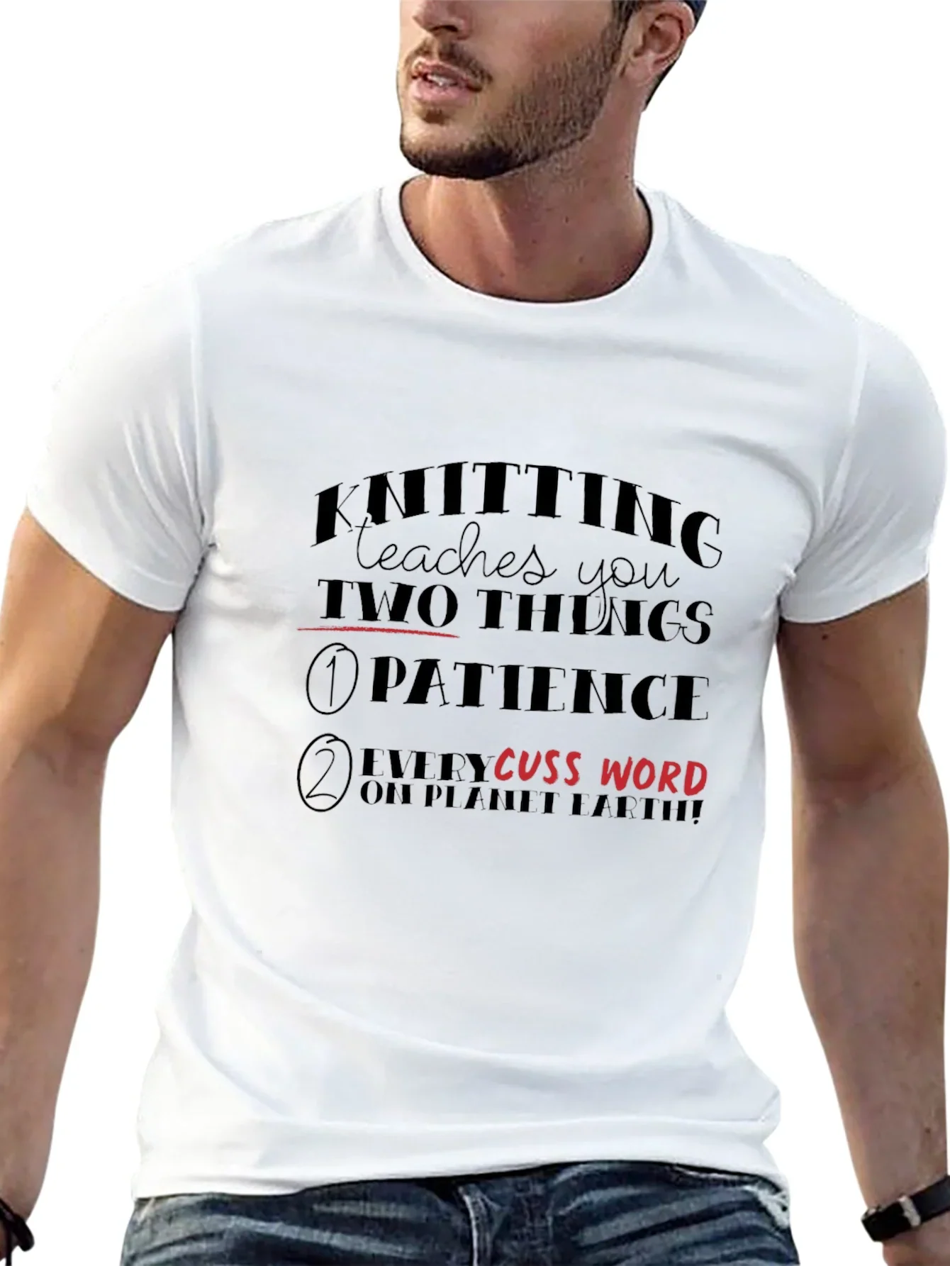 Knitting Two Things T-Shirt