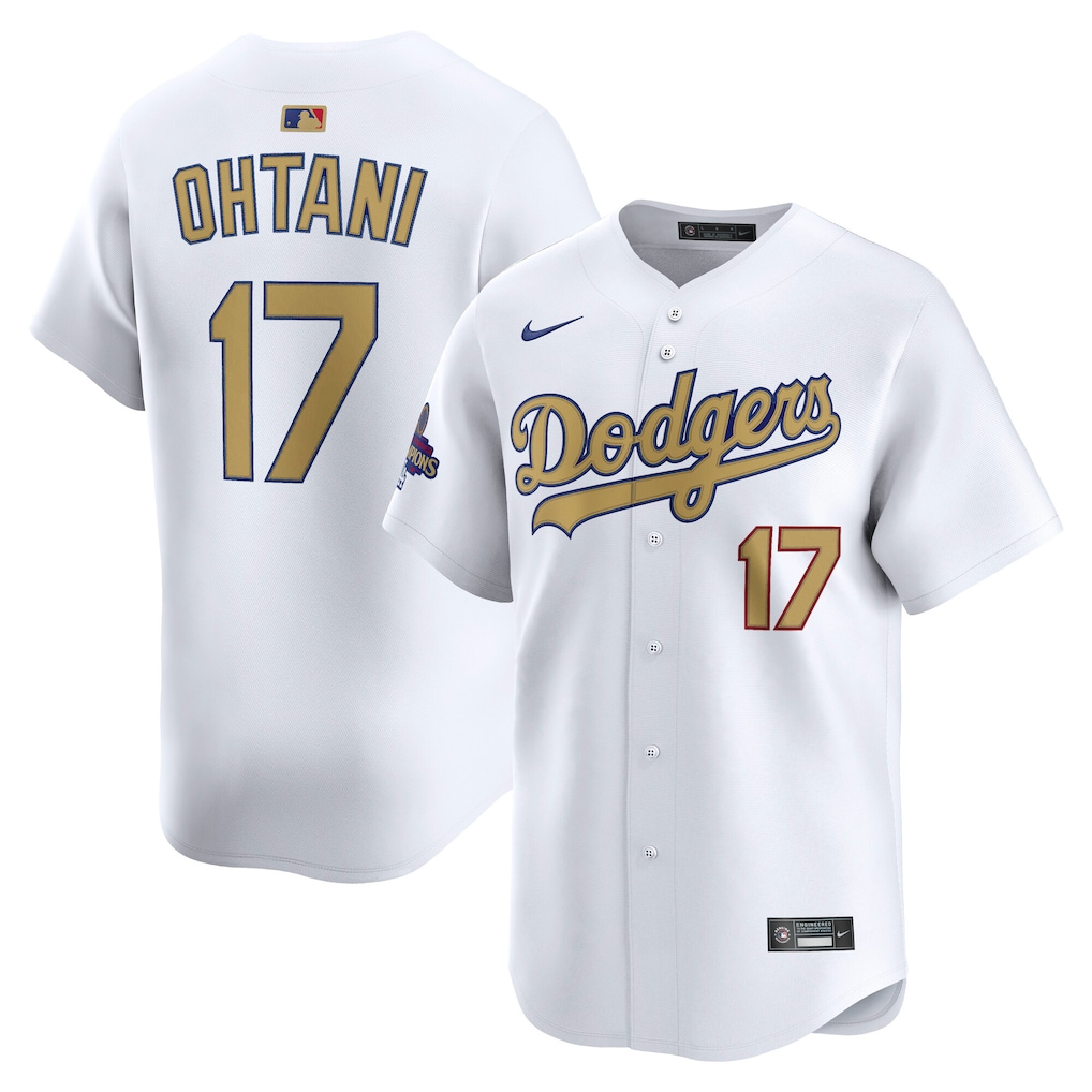 Men's #17 Shohei Ohtani Los Angeles Dodgers Baseball Jersey