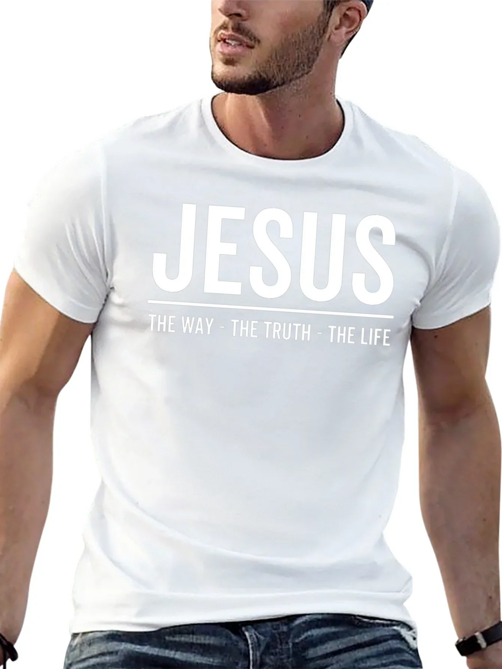 Jesus: The Way The Truth The Life Graphic T-Shirt