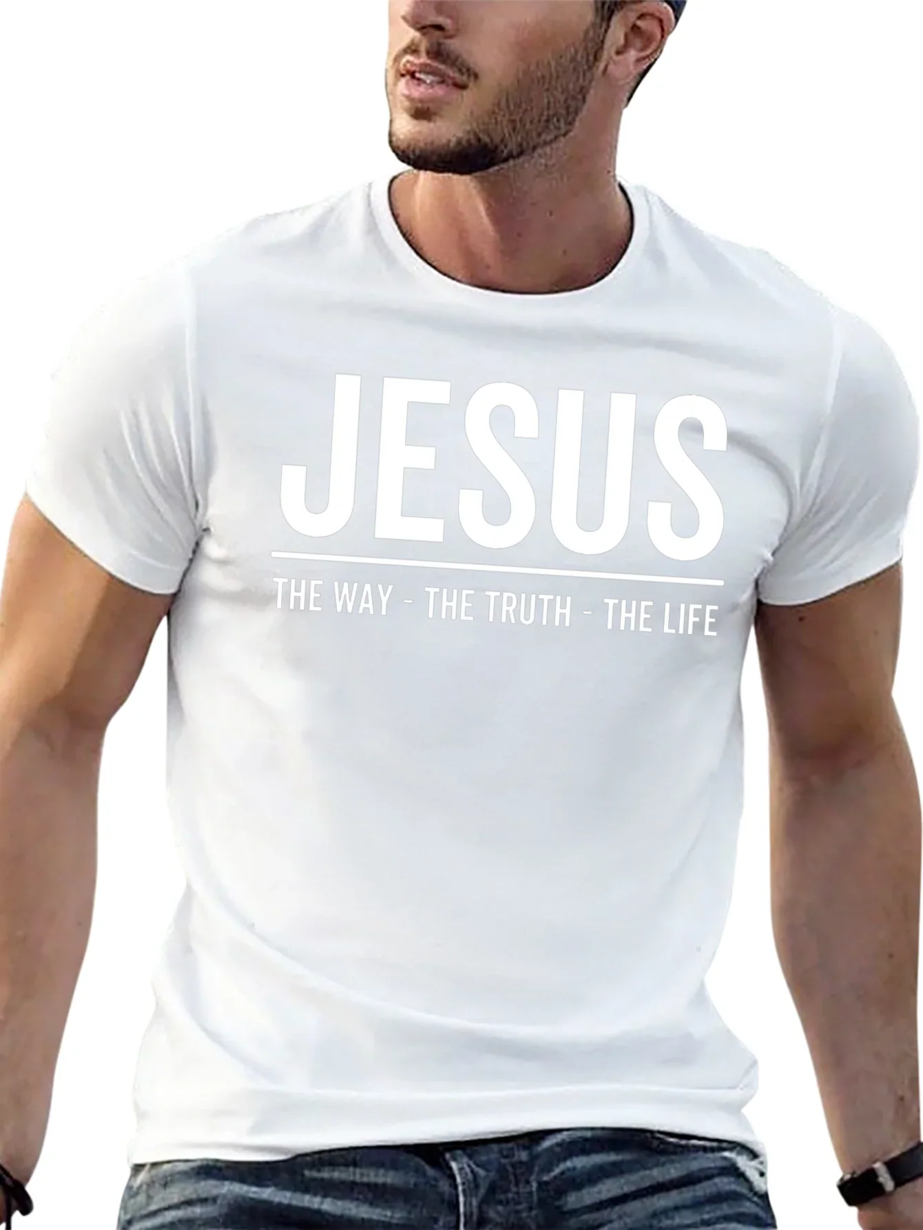 Jesus: The Way The Truth The Life Graphic T-Shirt
