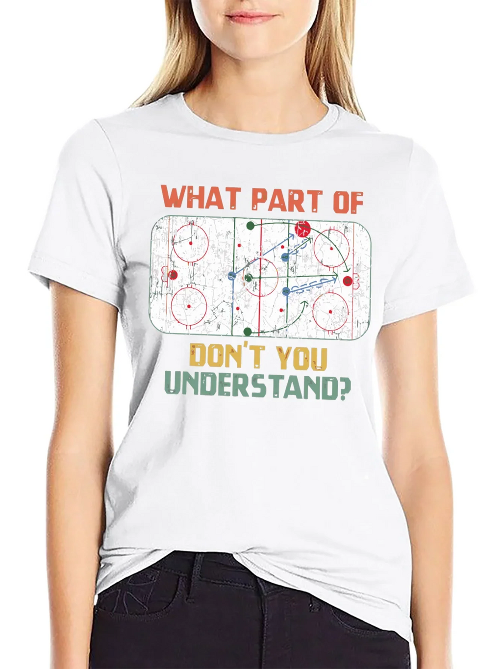 Hockey Play T-Shirt: What Part Dont You Understand?