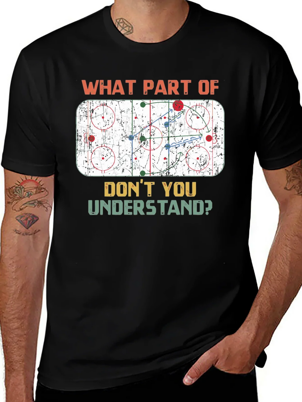 Hockey Play T-Shirt: What Part Dont You Understand?