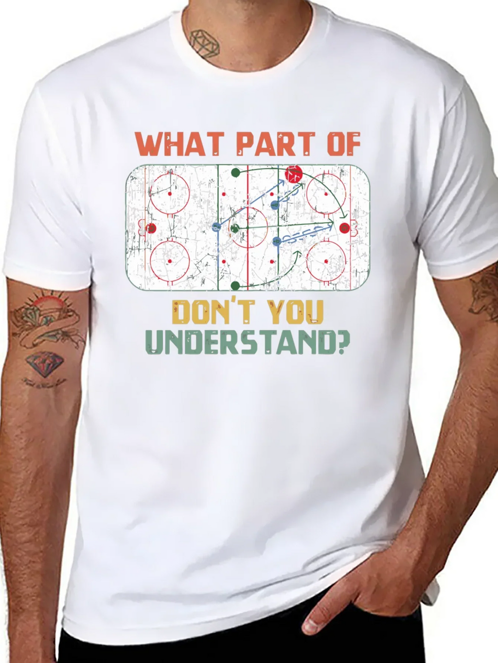 Hockey Play T-Shirt: What Part Dont You Understand?